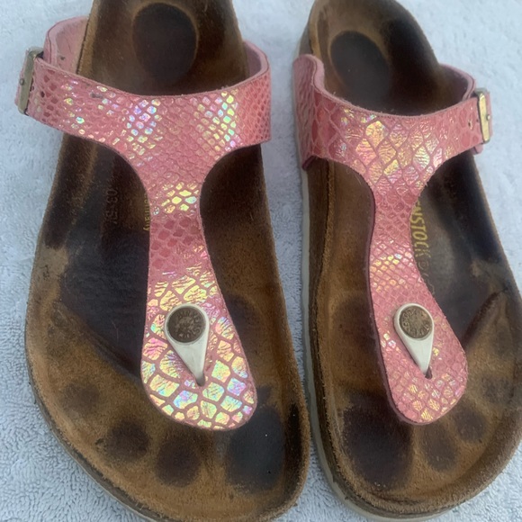 Pink Mermaid Birkenstock Gizeh - Picture 2 of 15